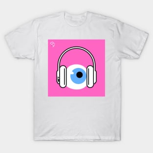 NFT Eyeball Wearing Headphones T-Shirt